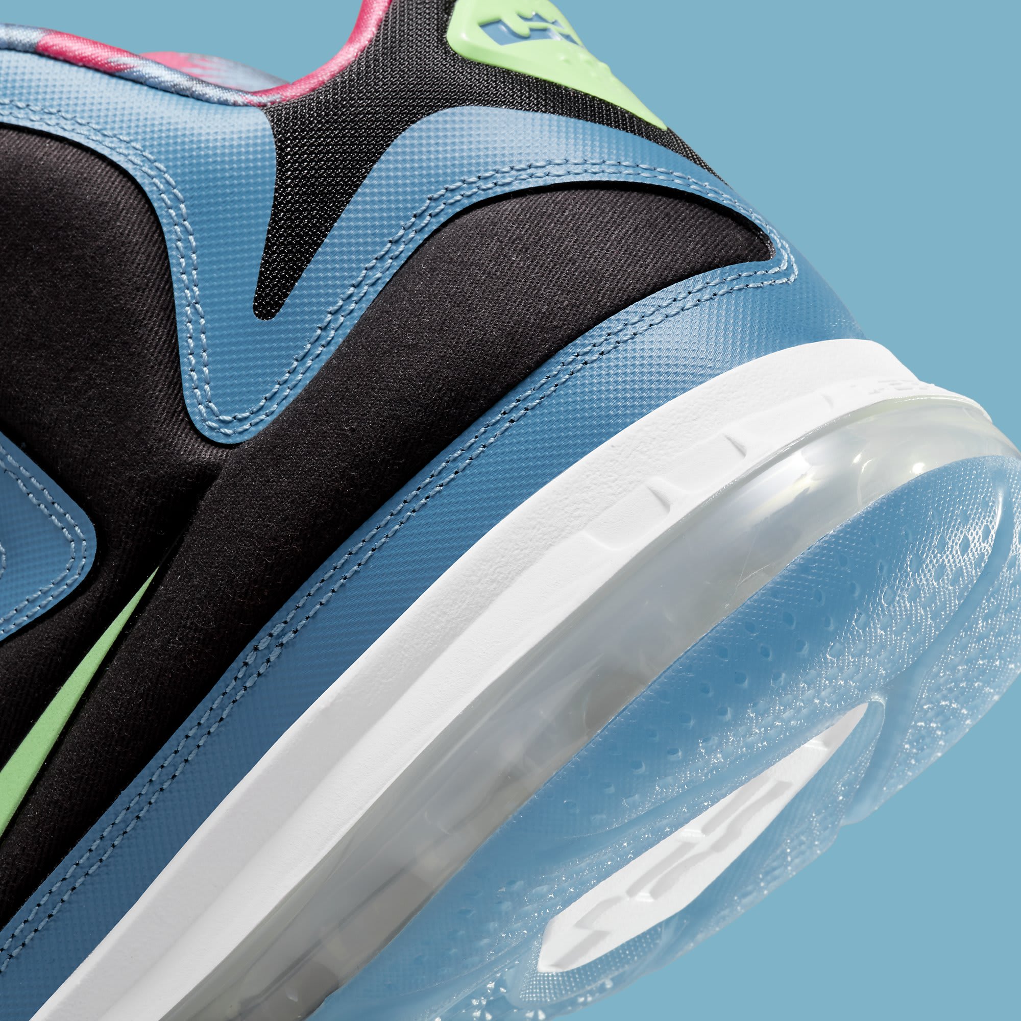 Nike LeBron 9 IX South Coast Release Date DO5838-001 Heel Detail