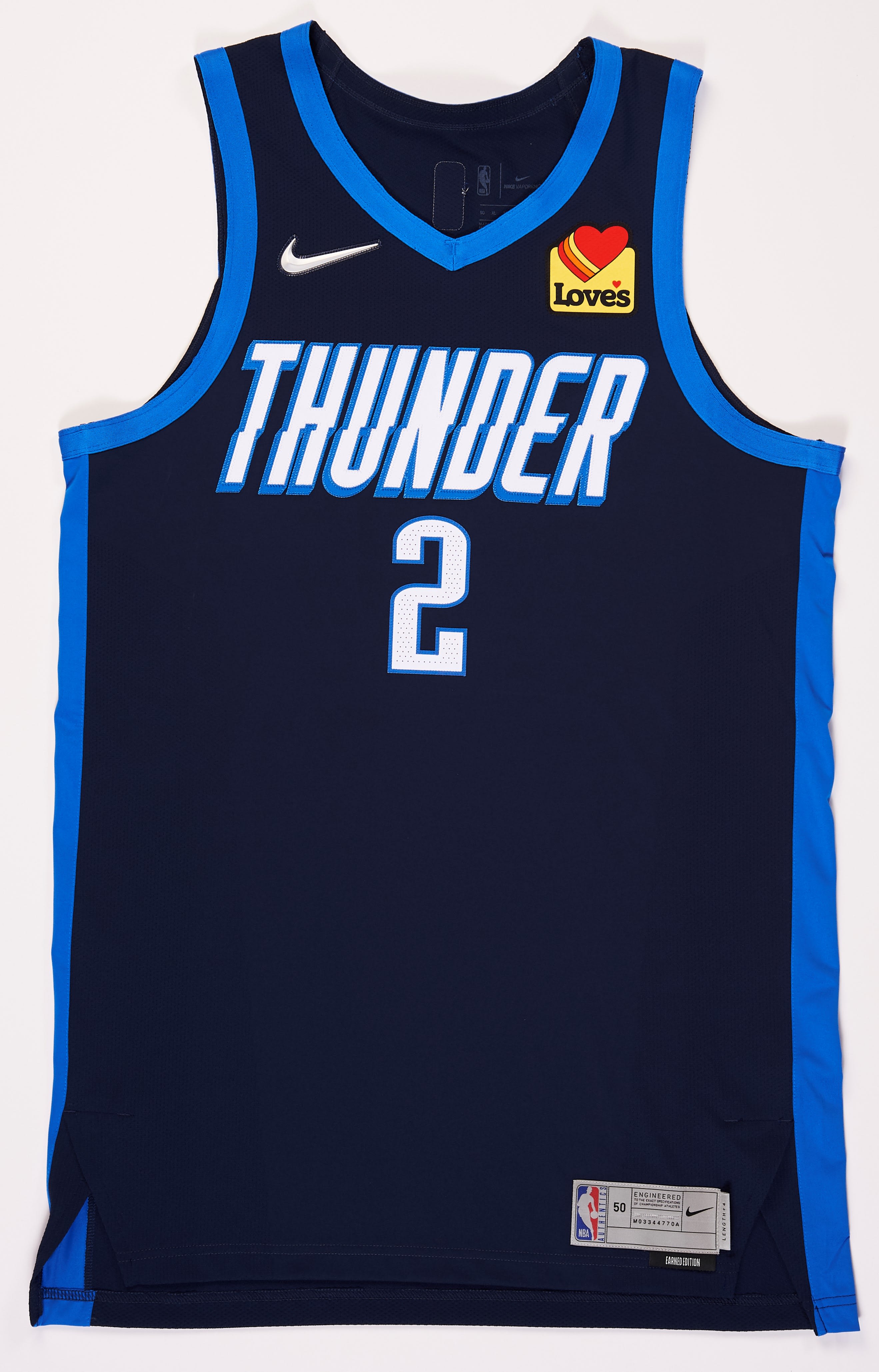 Oklahoma City Thunder 2020-21 Earned Jersey