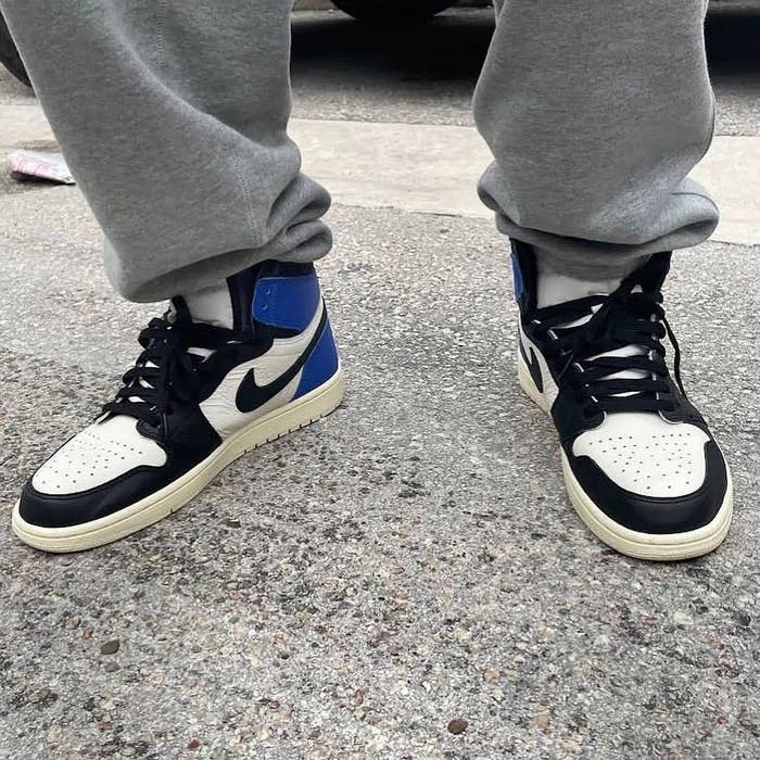 Travis Scott x Fragment x Air Jordan 1 Sample Front