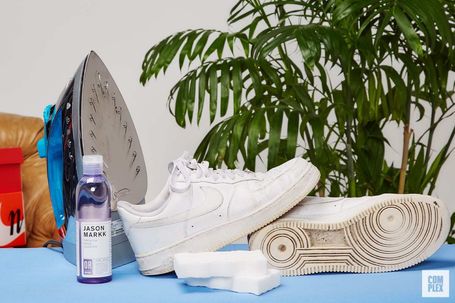 How to clean hot sale nike air force ones