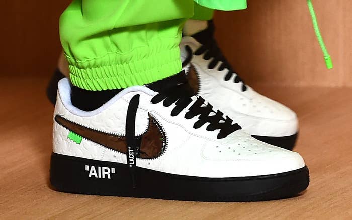 Louis Vuitton Nike Air Force 1 White Black Spring Summer 2022