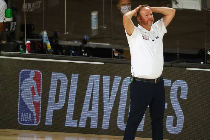 Mike Budenholzer Bucks Heat Game 2 2020