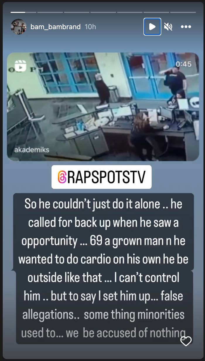 69&#x27;s manager instagram stories post for news
