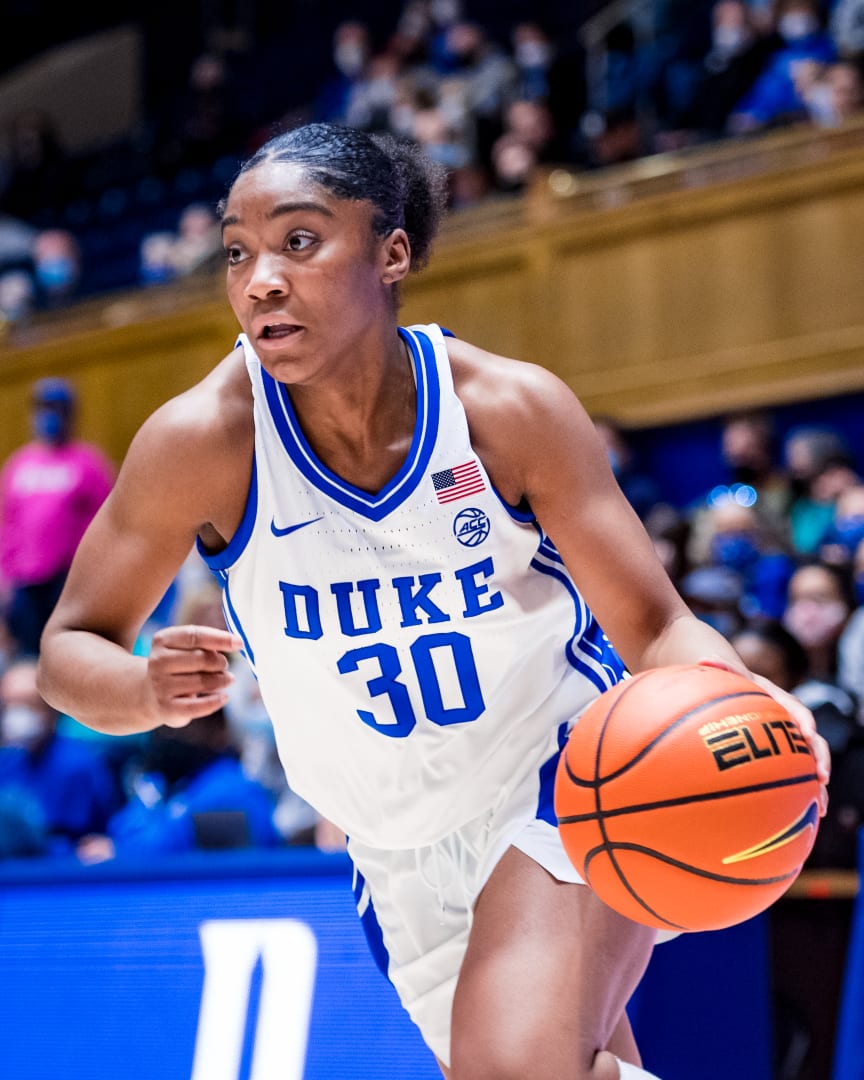 Shayeann Day-Wilson playing for Duke