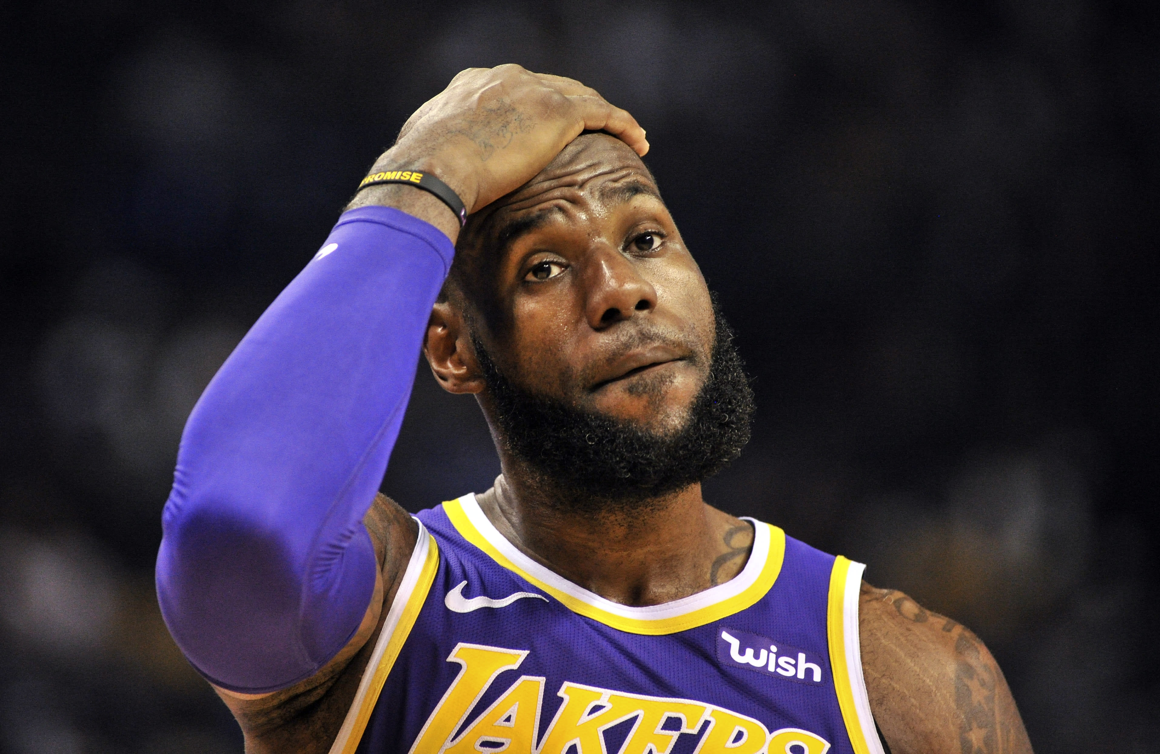 LeBron James Grizzlies Lakers 2019