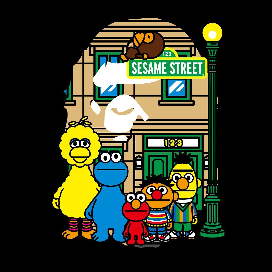 Bape x Sesame Street