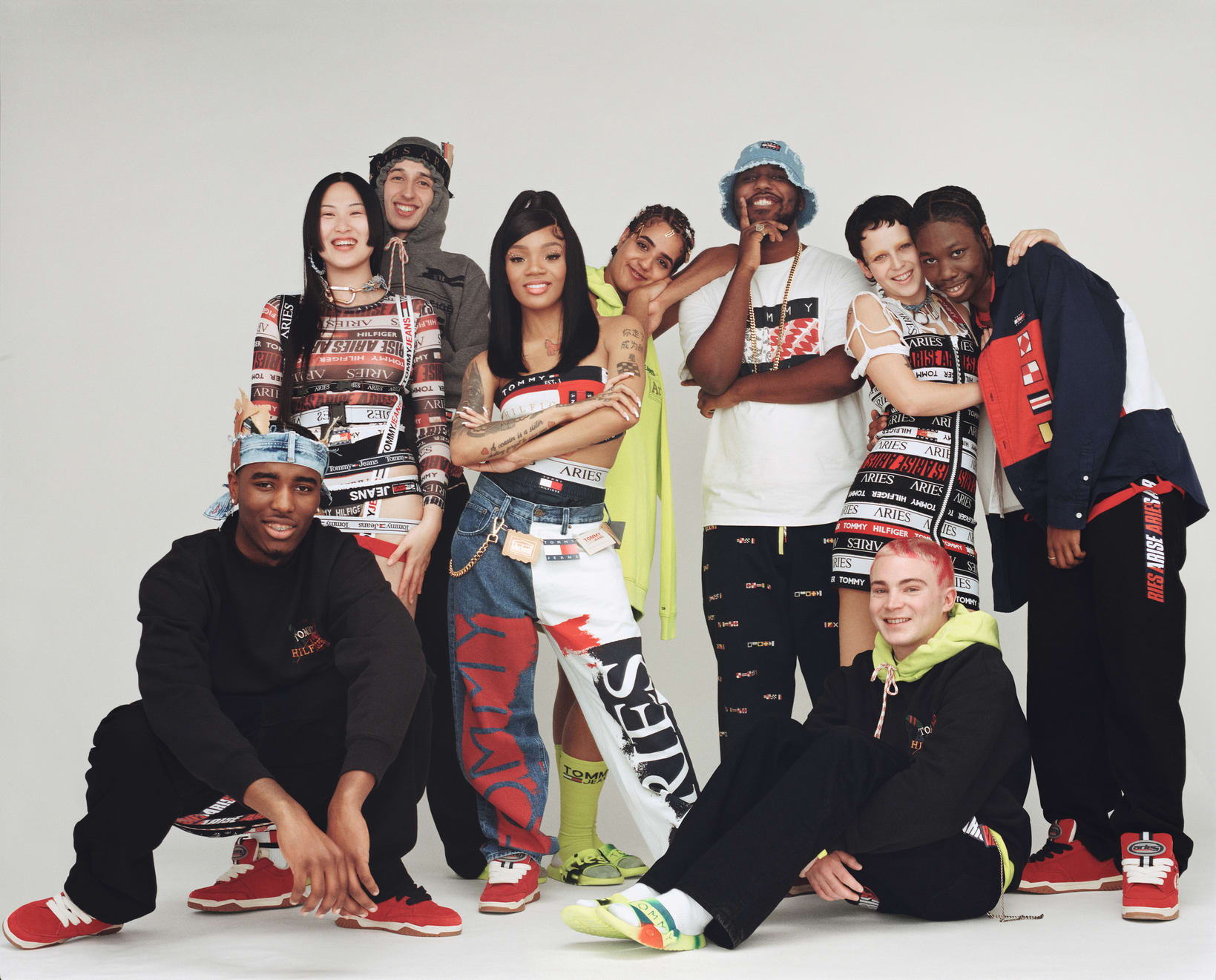 Models in new Tommy Aries campaign