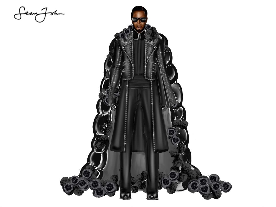 sean john met gala sketch