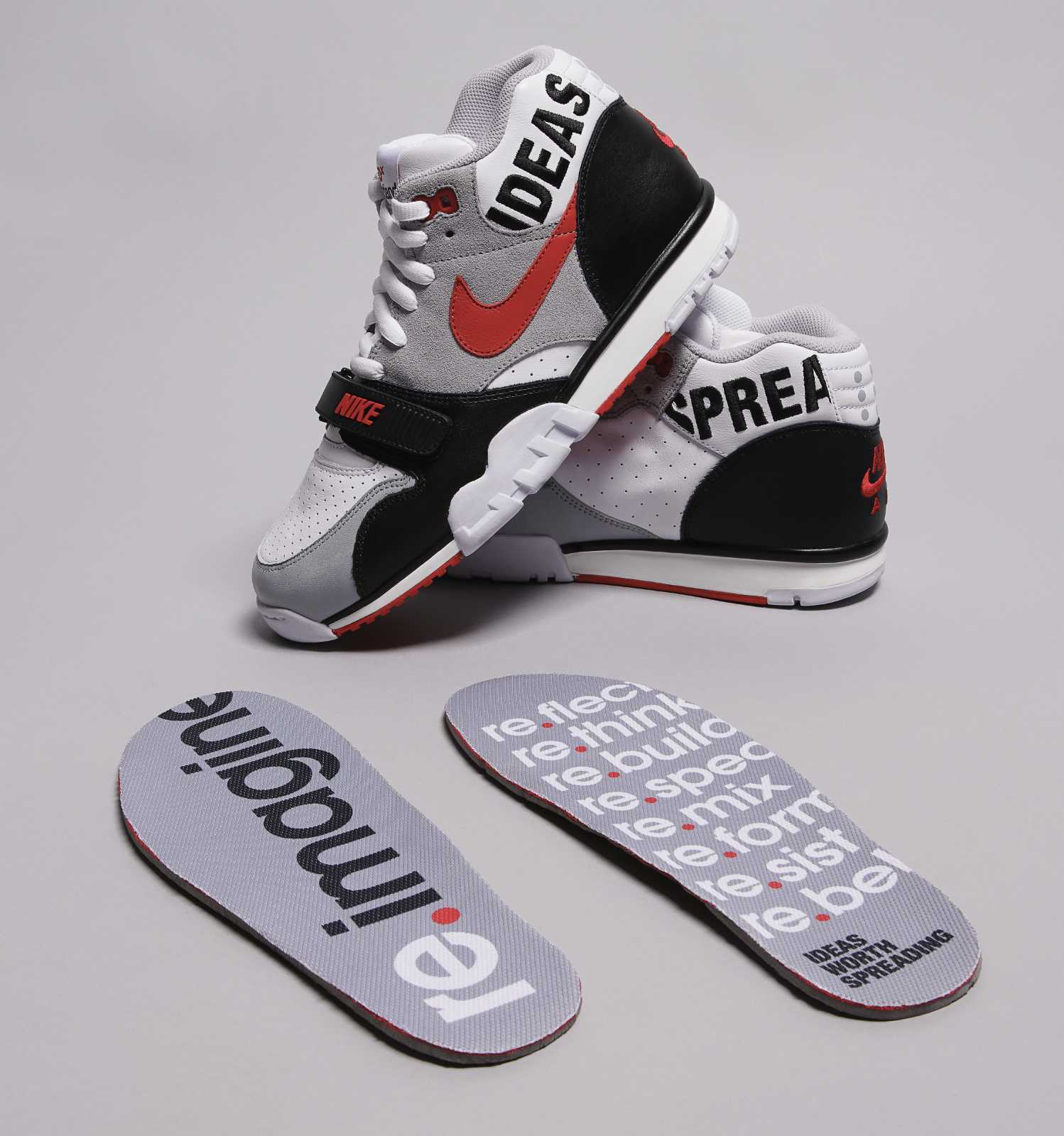 TEDxPortland x Nike Air Trainer 1 Auction Insoles