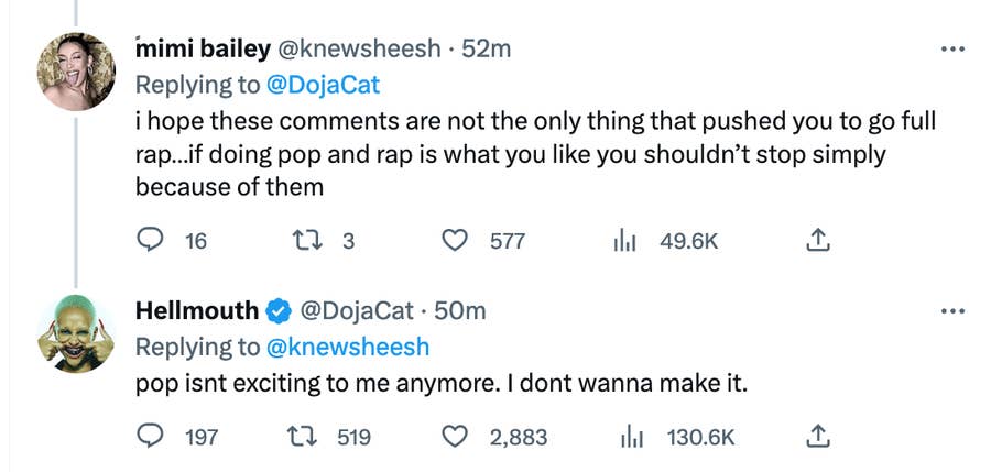 Doja Cat Says She's Done with Pop, Next Album Will Be All Rap