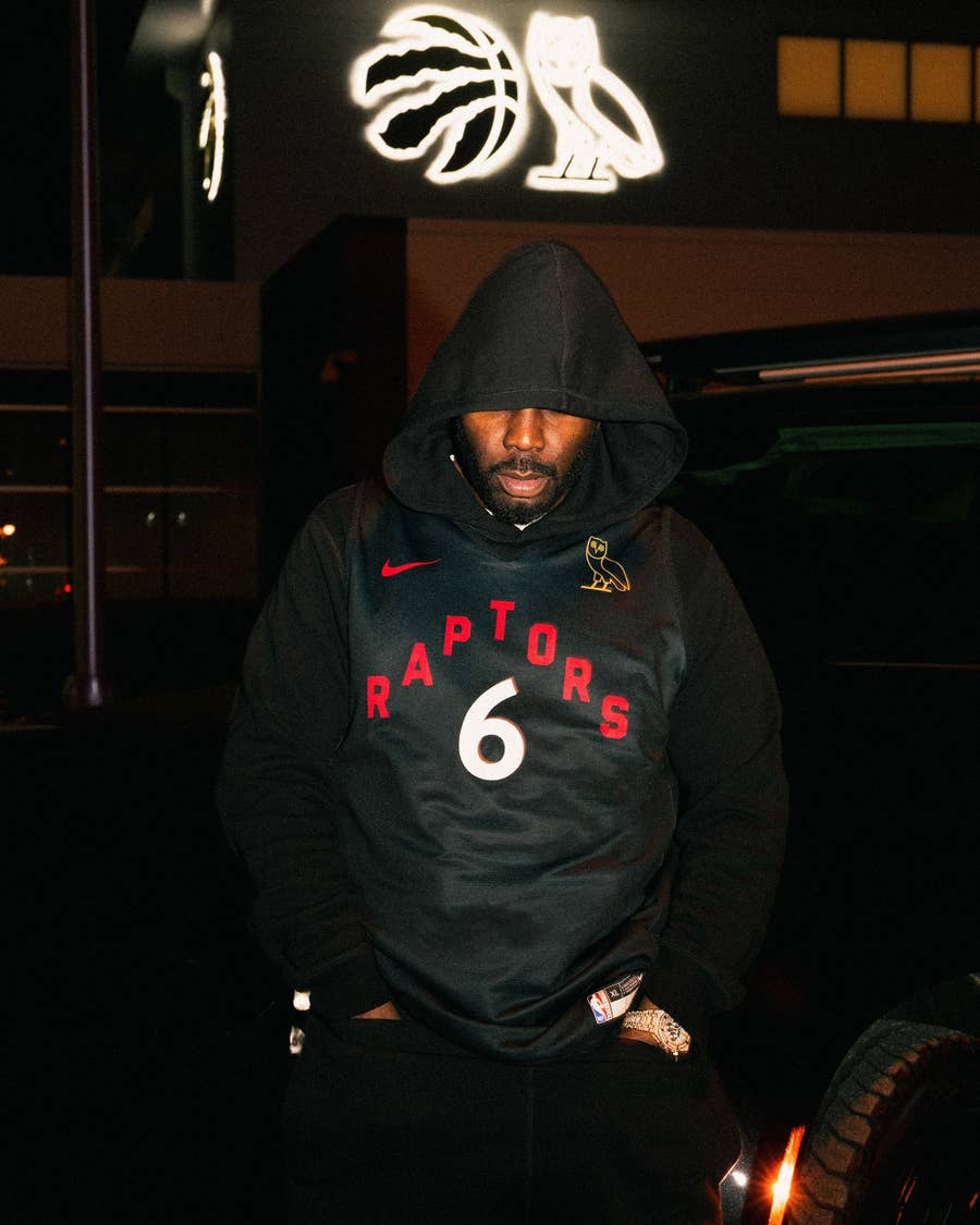 Ovo 2025 hoodie raptors