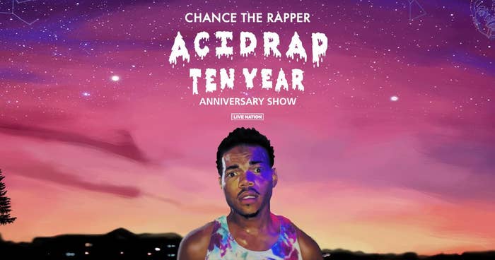 chance the rapper show flyer