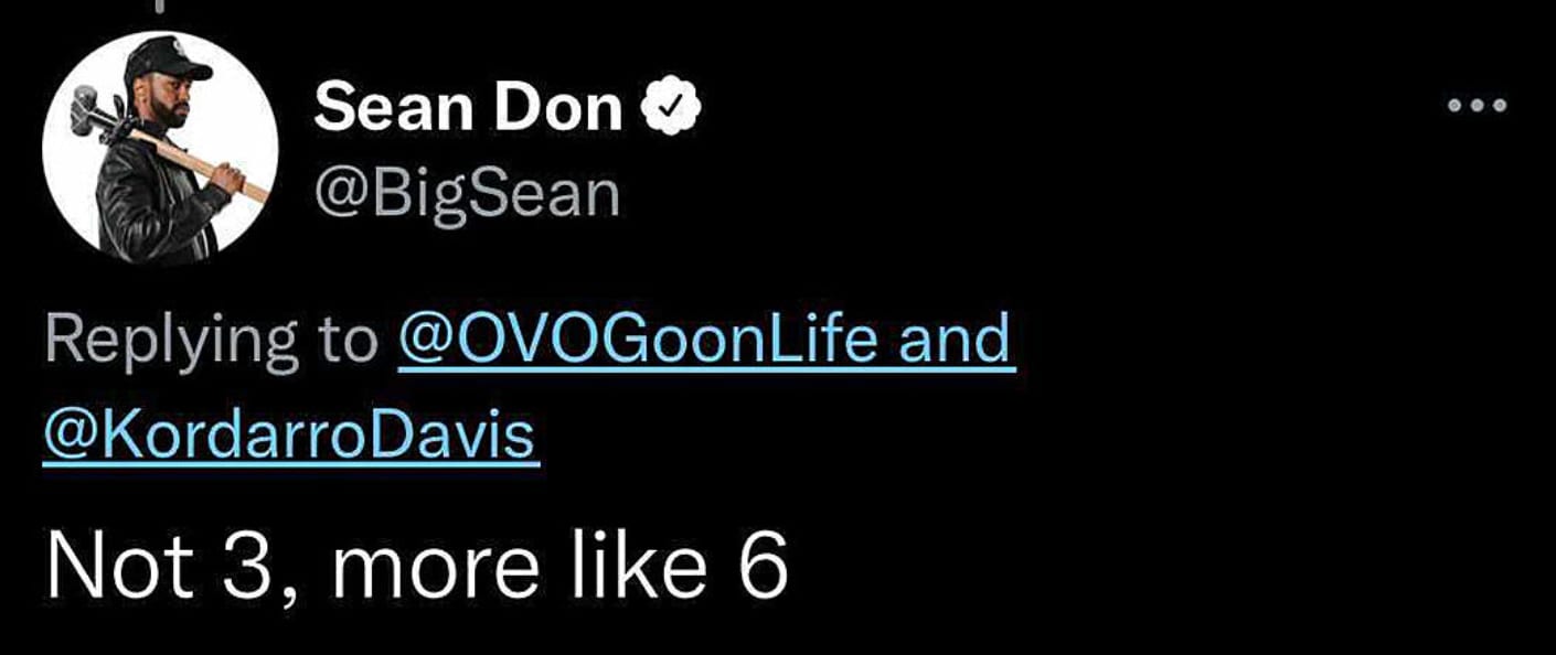 Big Sean tweets about Ye.
