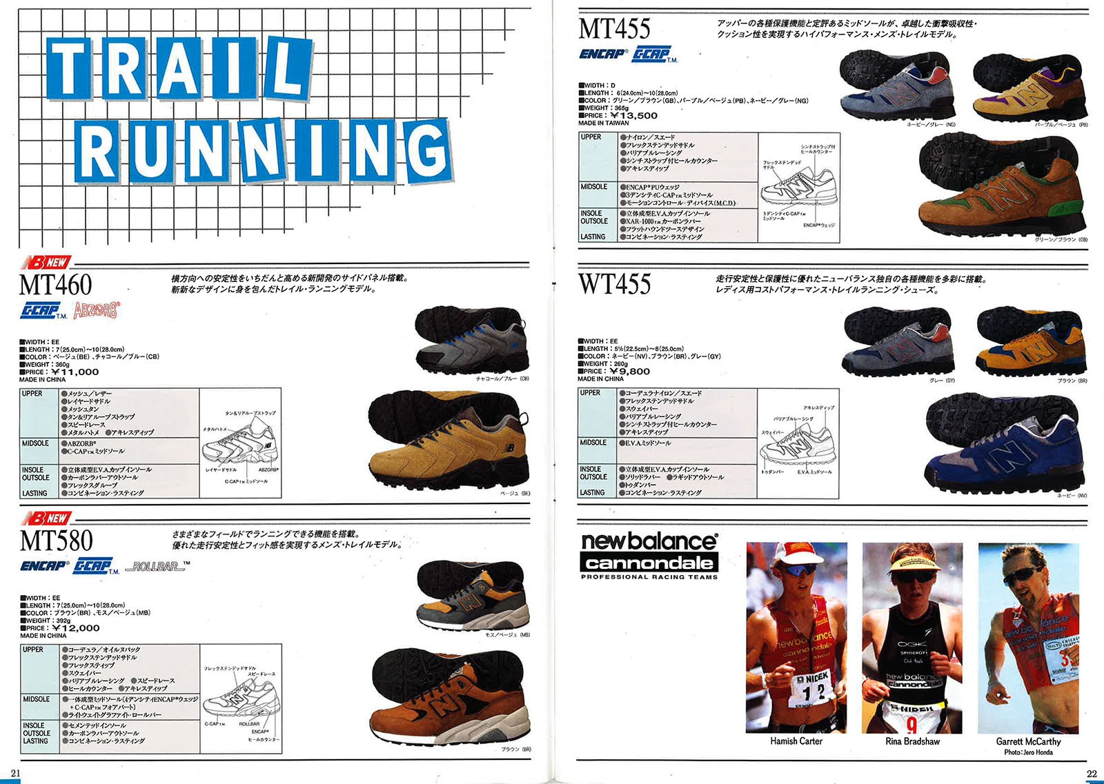 New Balance 1996 Catalog Trail Running