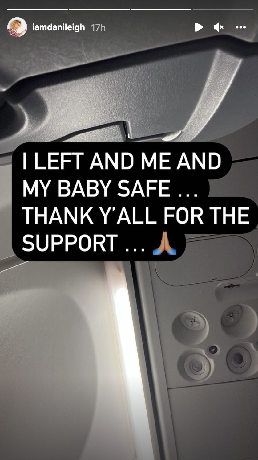An Instagram update from DaniLeigh is shown.