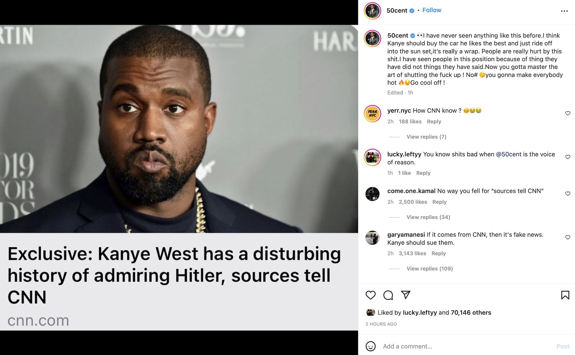 Kanye West Declares Himself 50 Percent More Influential Than Paul