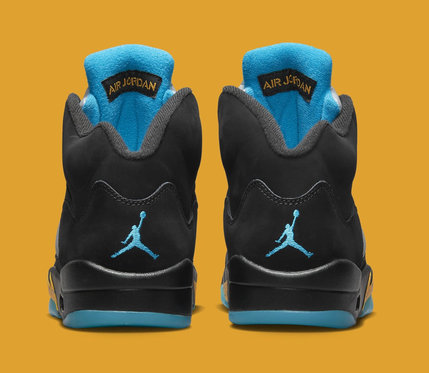 Air Jordan 5 Retro &#x27;Aqua&#x27; DD0587 047 Heel
