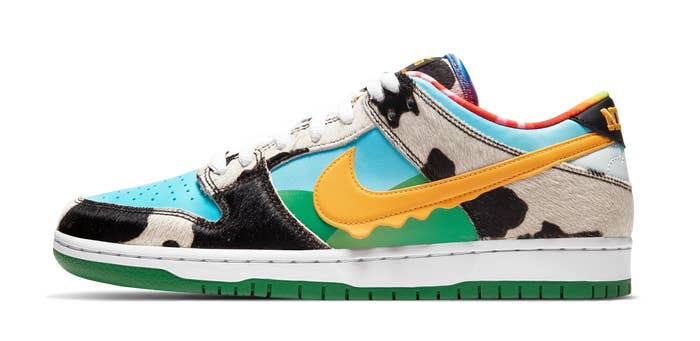 Ben and Jerry&#x27;s x Nike SB Dunk Low &#x27;Chunky Dunky&#x27; CU3244-100 (Lateral)