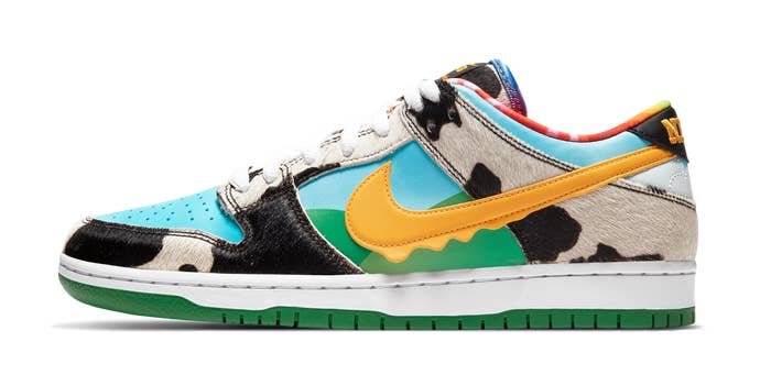 Ben and Jerry's x Nike SB Dunk Low 'Chunky Dunky' CU3244 100 (Lateral)
