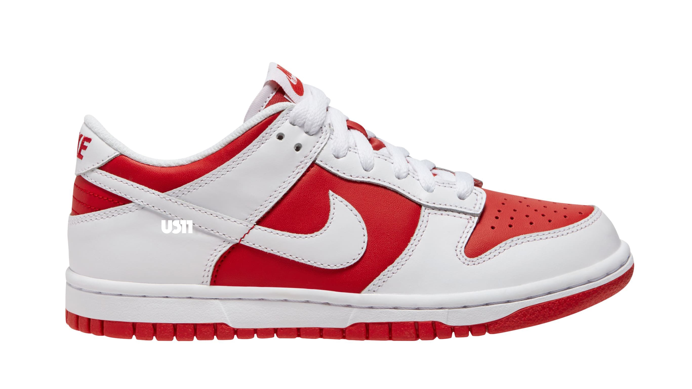 Nike Dunk Low GS Red/White Lateral