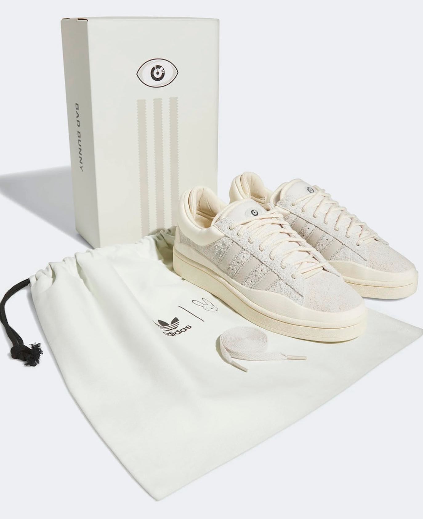 Bad Bunny x Adidas Campus Collab Sail