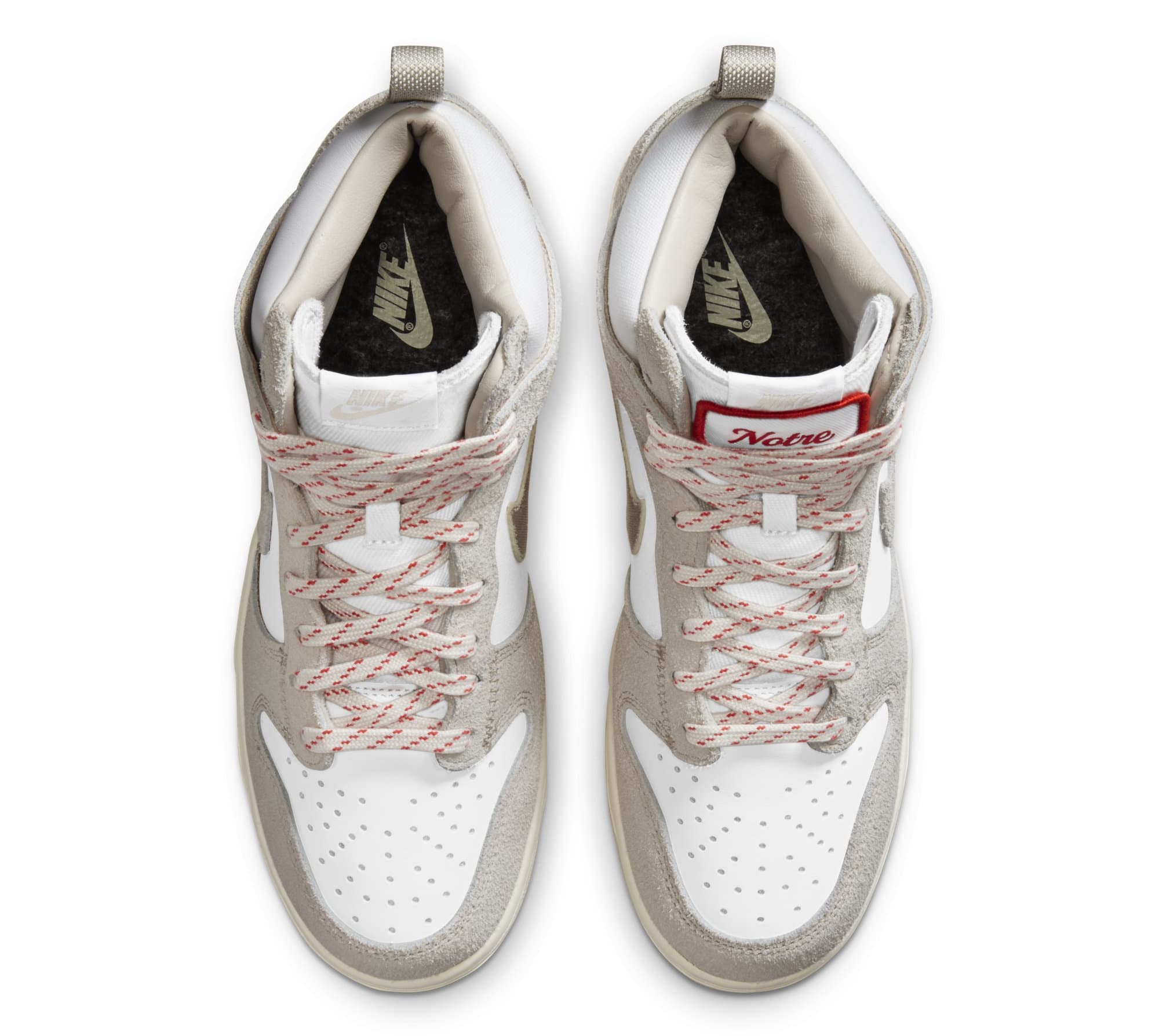 Notre x Nike Dunk High &#x27;Light Orewood Brown/White&#x27; (Top)