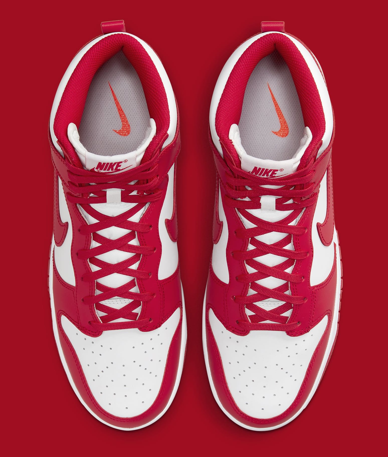 Championship Red' Nike Dunk Highs Get an Official Release Date 