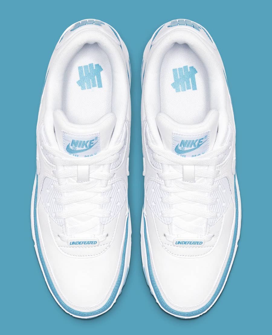 Nike x undefeated air max 90 - white/blue outlet fury