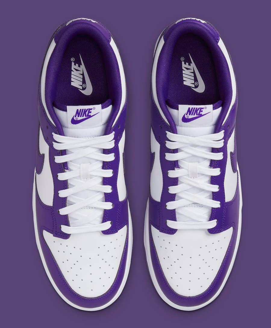 Championship Court Purple' Nike Dunk Lows Get an Official Release