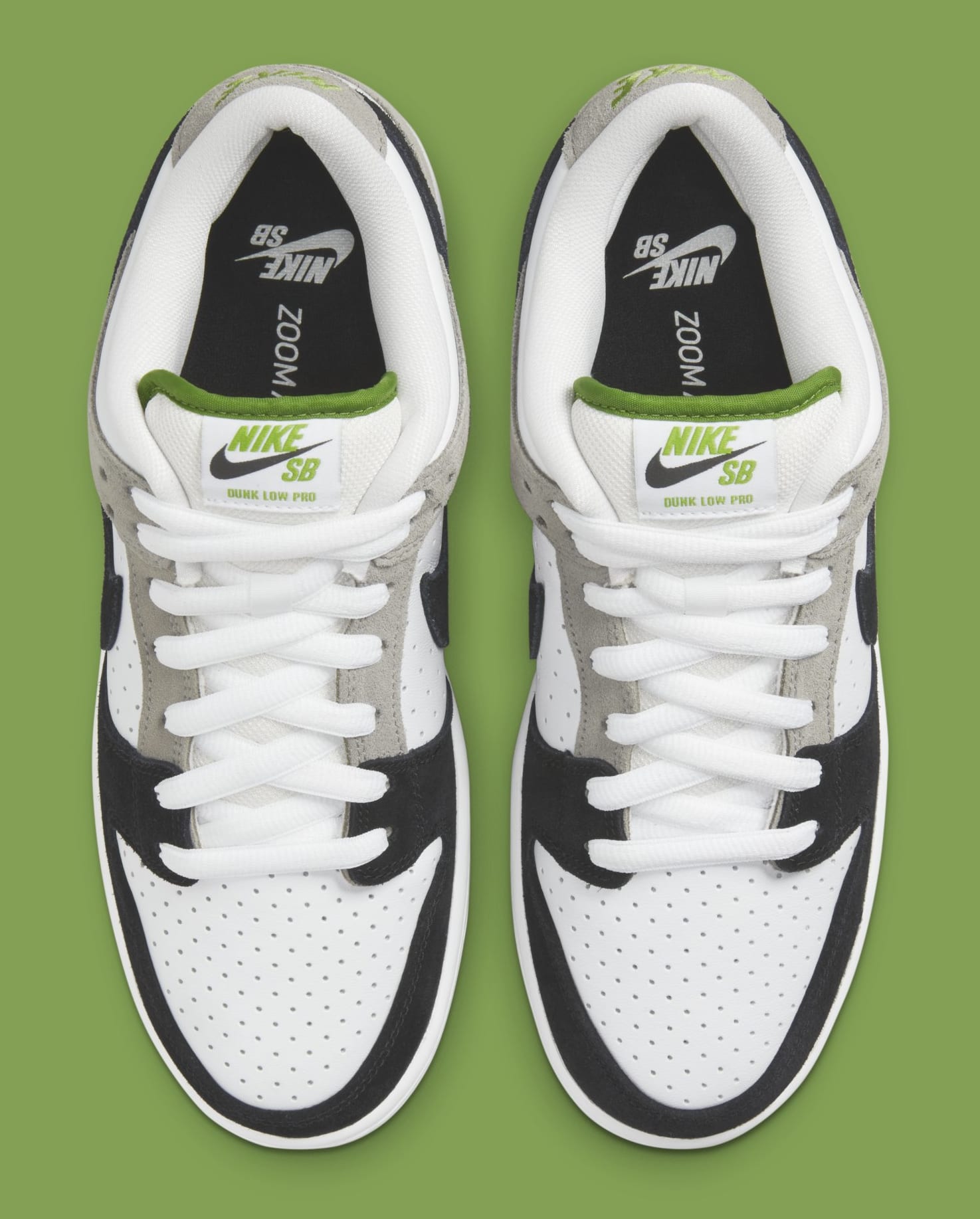 Nike SB Dunk Low &#x27;Chlorophyll&#x27; BQ6817 011 Top