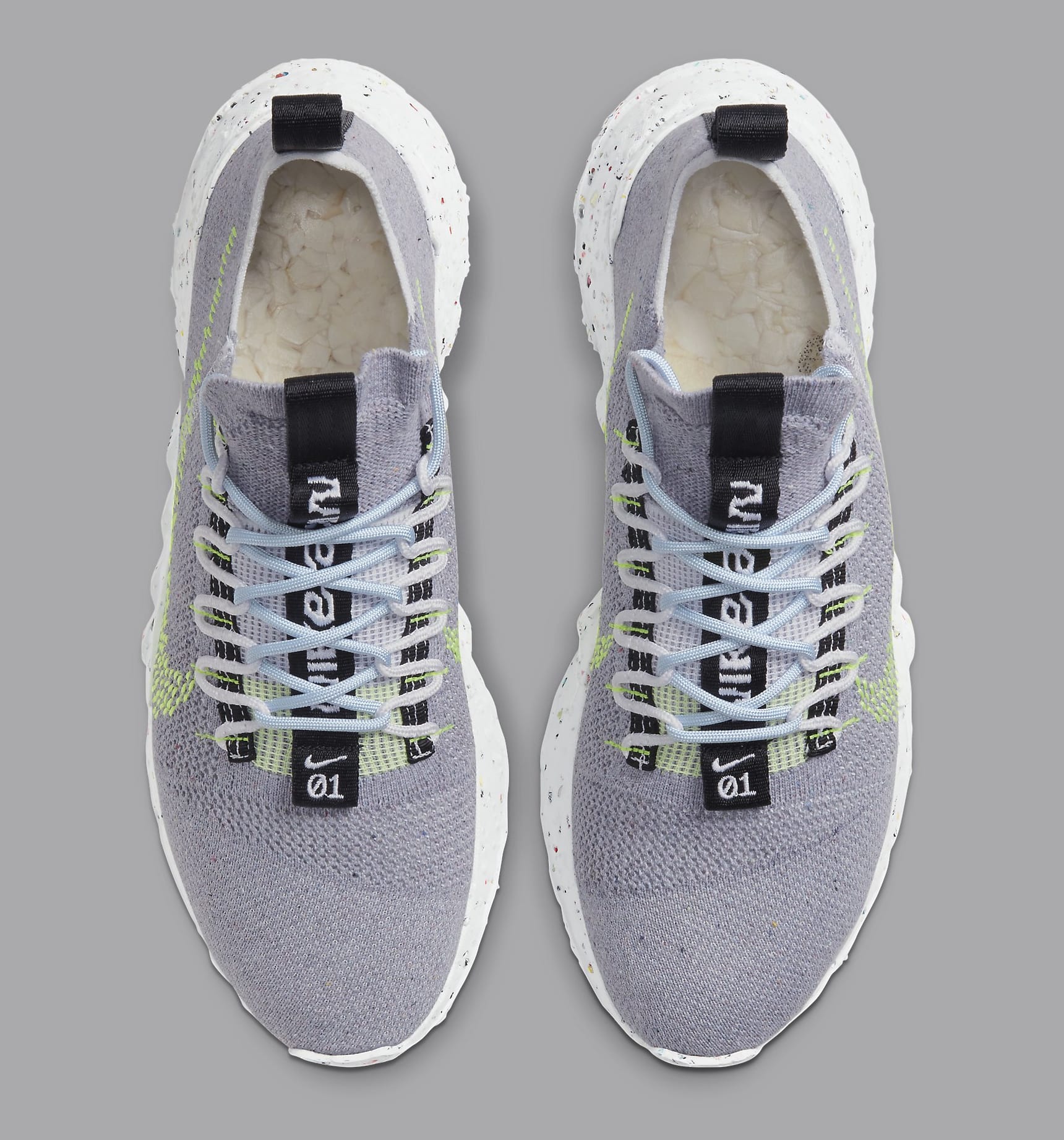 Nike Space Hippie 01 &#x27;Grey/Volt&#x27; CQ3986-002 Top