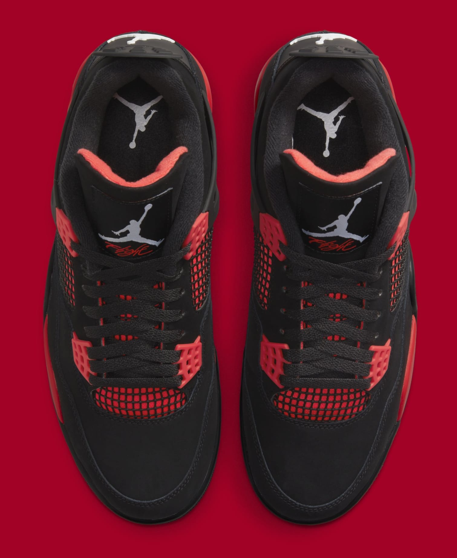 Jordan 4 black and red best sale release date