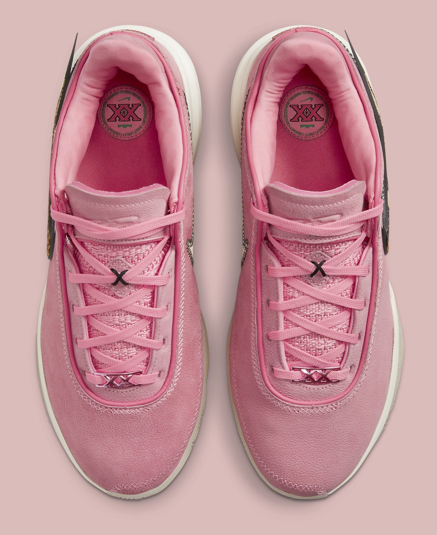 Nike LeBron 20 &#x27;Pink Diamond&#x27; DQ3828 900 Top