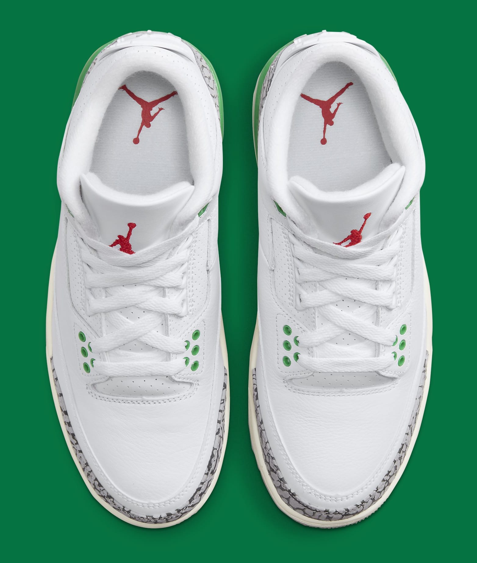 Air Jordan 3 Retro Women&#x27;s &#x27;Lucky Green&#x27; CK9246 136 Top