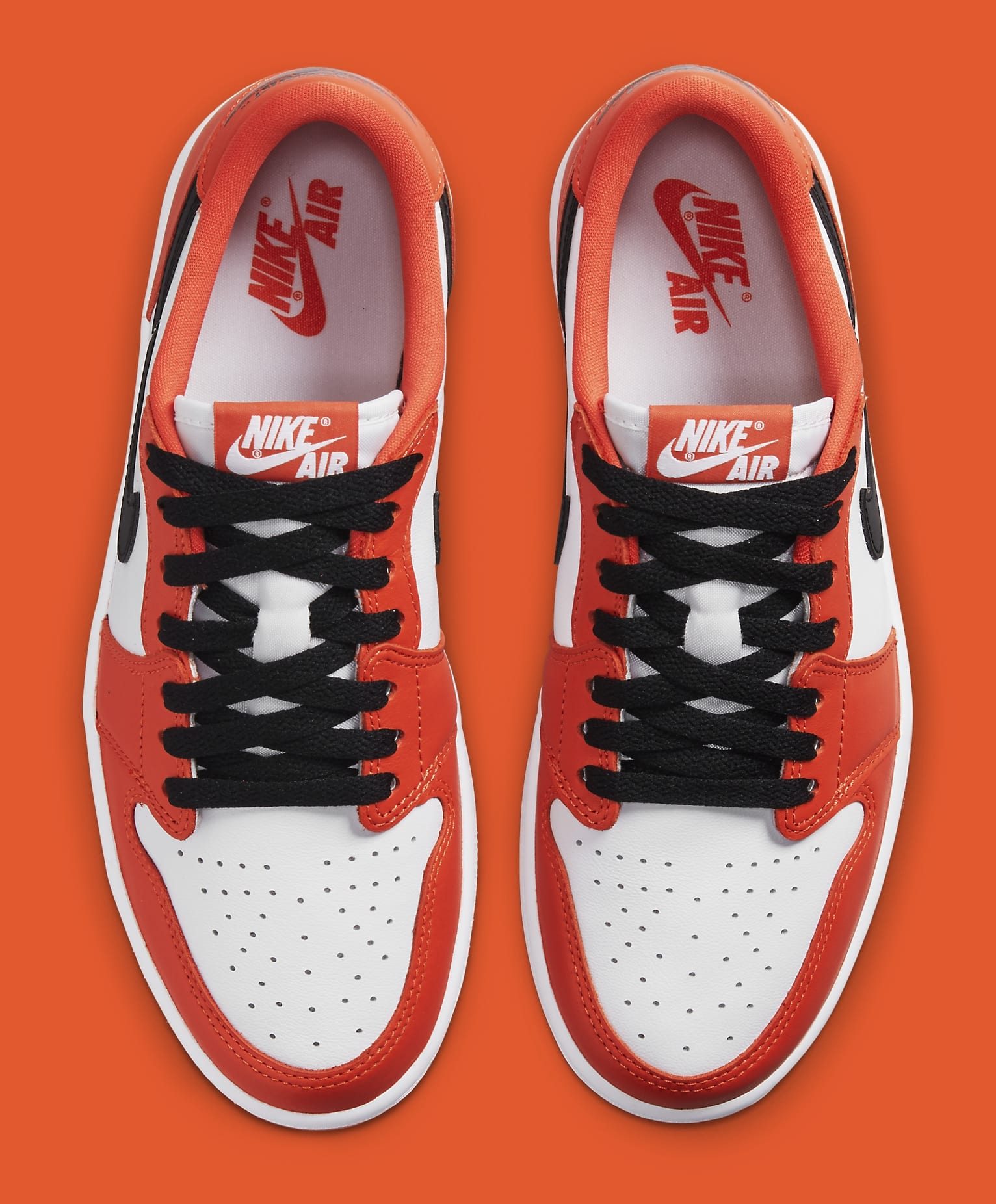 Air Jordan 1 Low OG &#x27;Orange/White/Black&#x27; CZ0775-801 Top