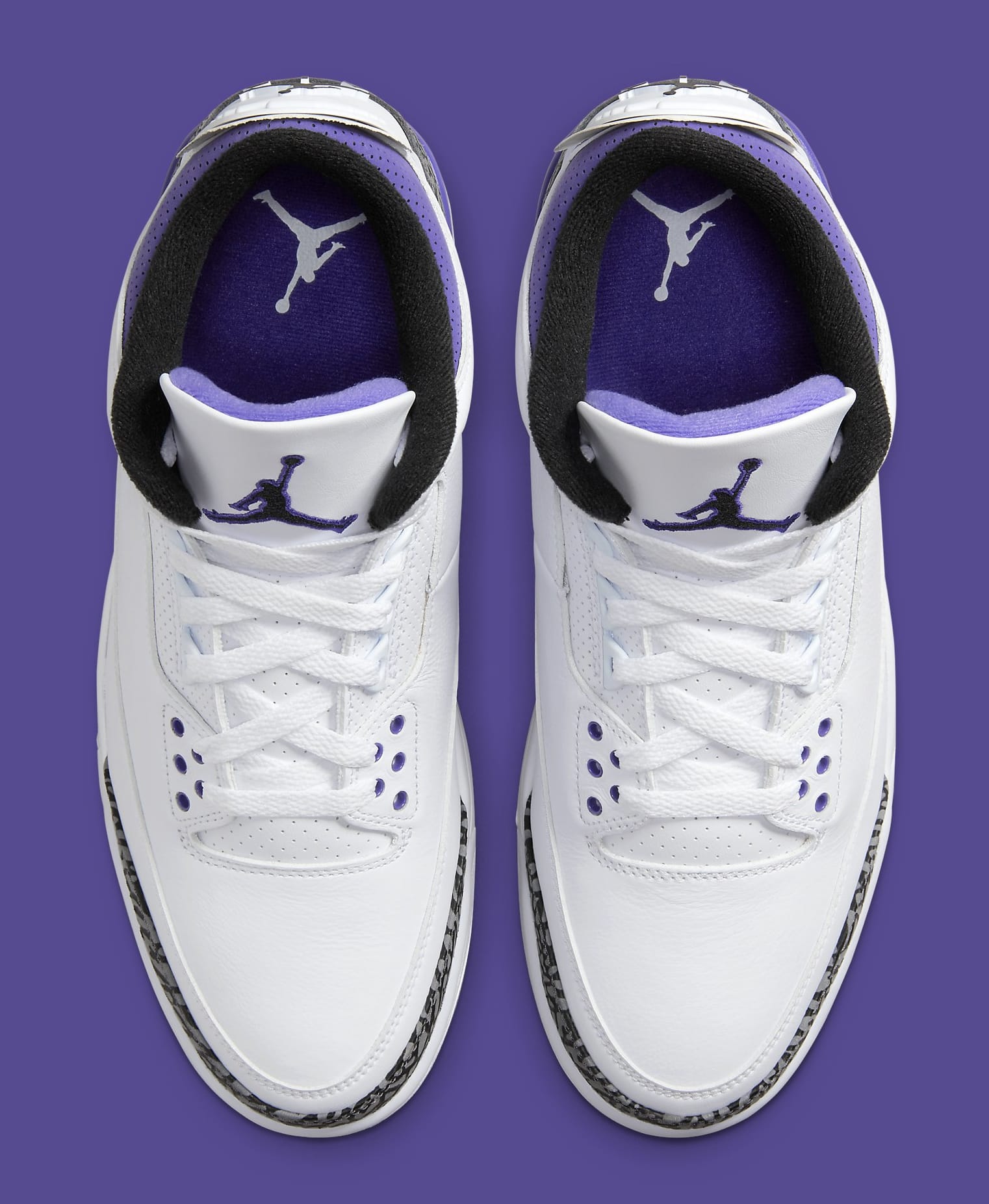 Air Jordan 3 Retro &#x27;Dark Iris&#x27; CT8532 105 Top