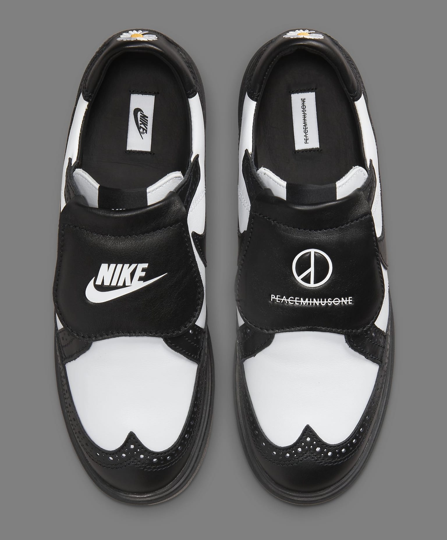 Peaceminusone x Nike Kwondo 1 &#x27;Black/White&#x27; DH2482 101 Top