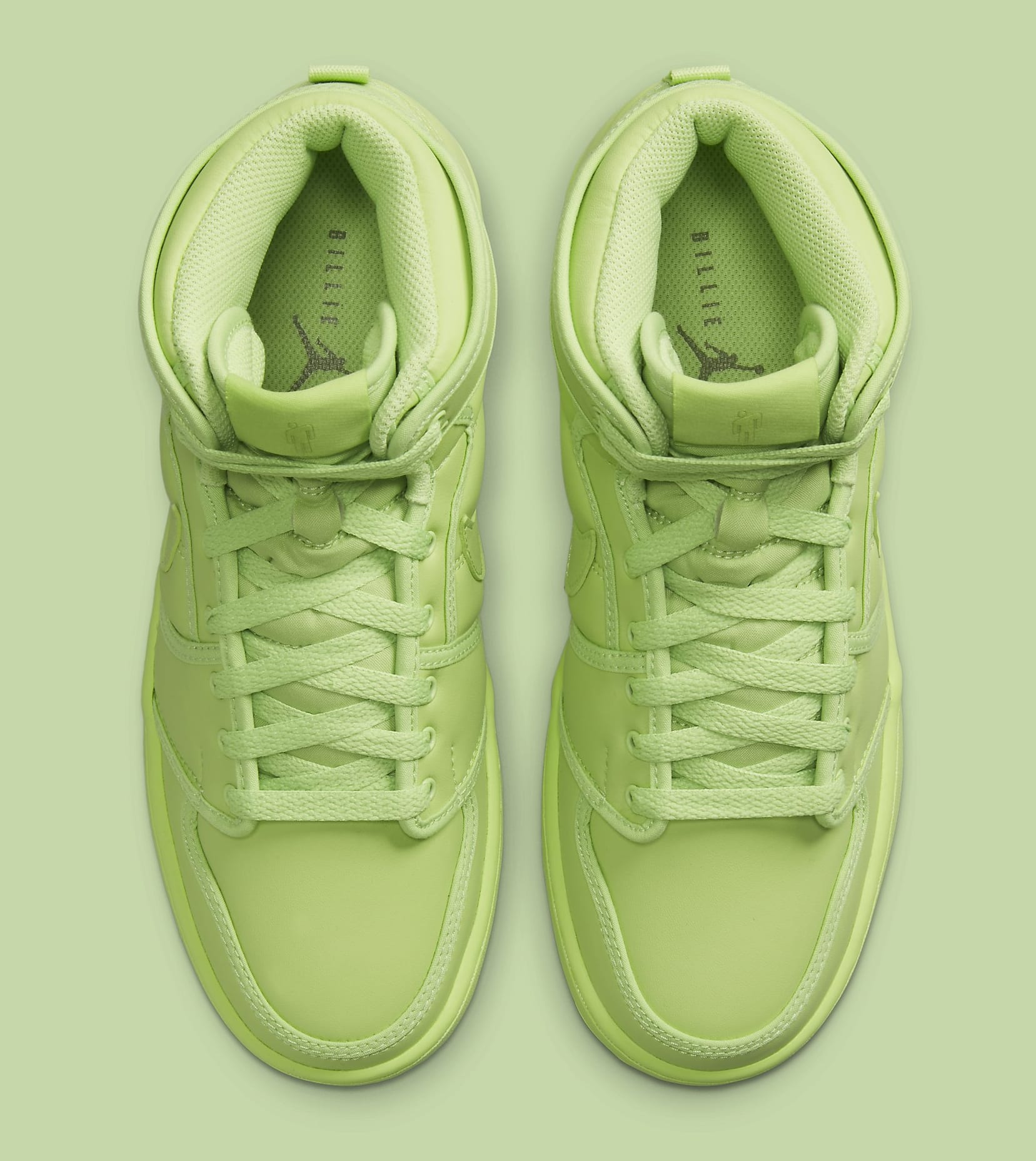 Billie Eilish x Air Jordan 1 KO &#x27;Ghost Green&#x27; DN2857-330 (Top)