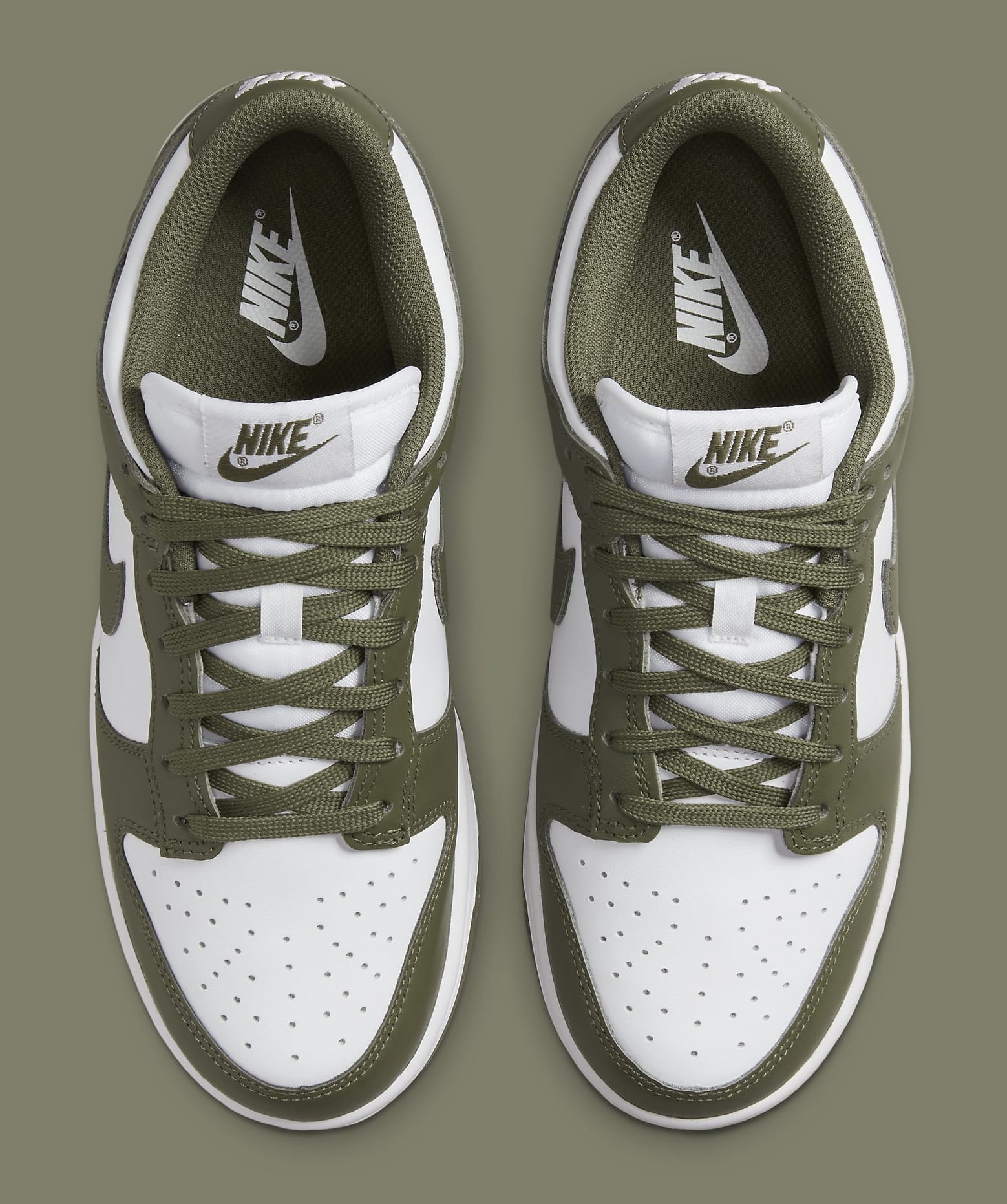 olive green dunks low