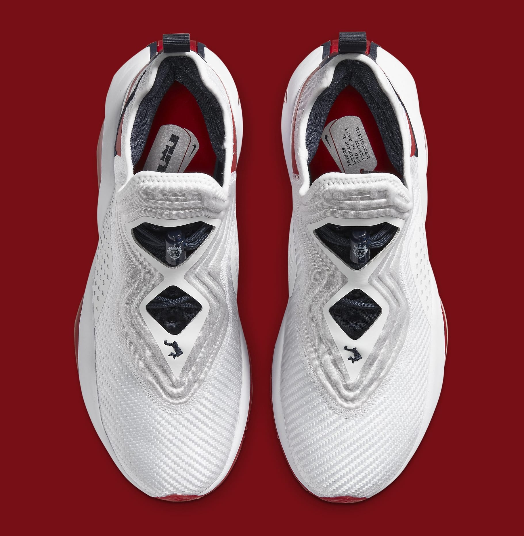 Nike LeBron Soldier 14 White/University Red-Team Red CK6024-100 Top