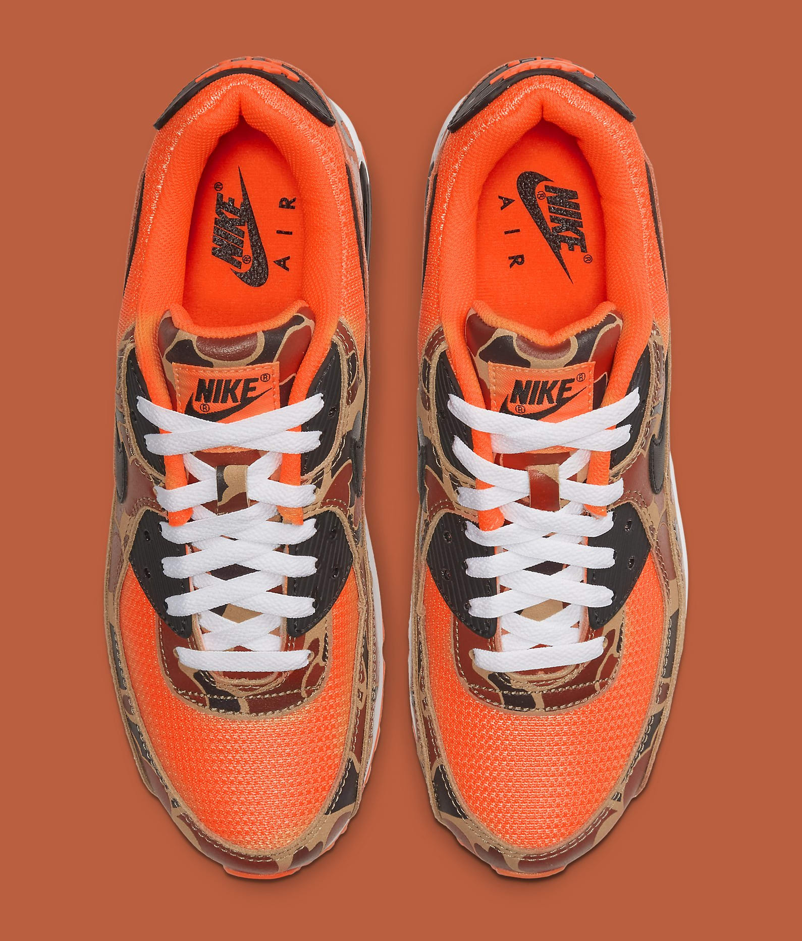 Nike Air Max 90 &#x27;Orange Camo&#x27; CW4039-800 Top