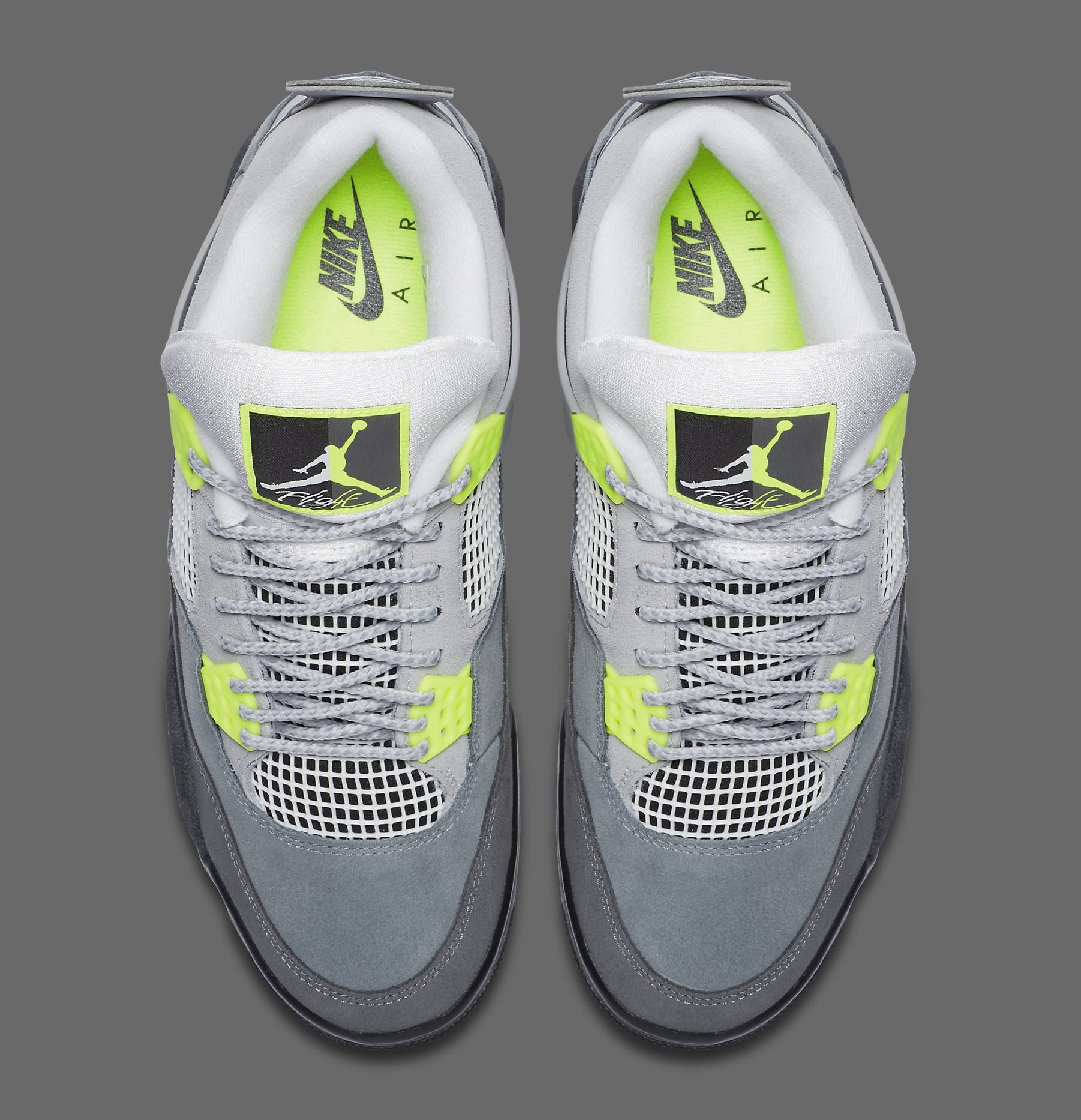 Air Jordan 4 Retro &#x27;Neon&#x27; CT5342-007 Top