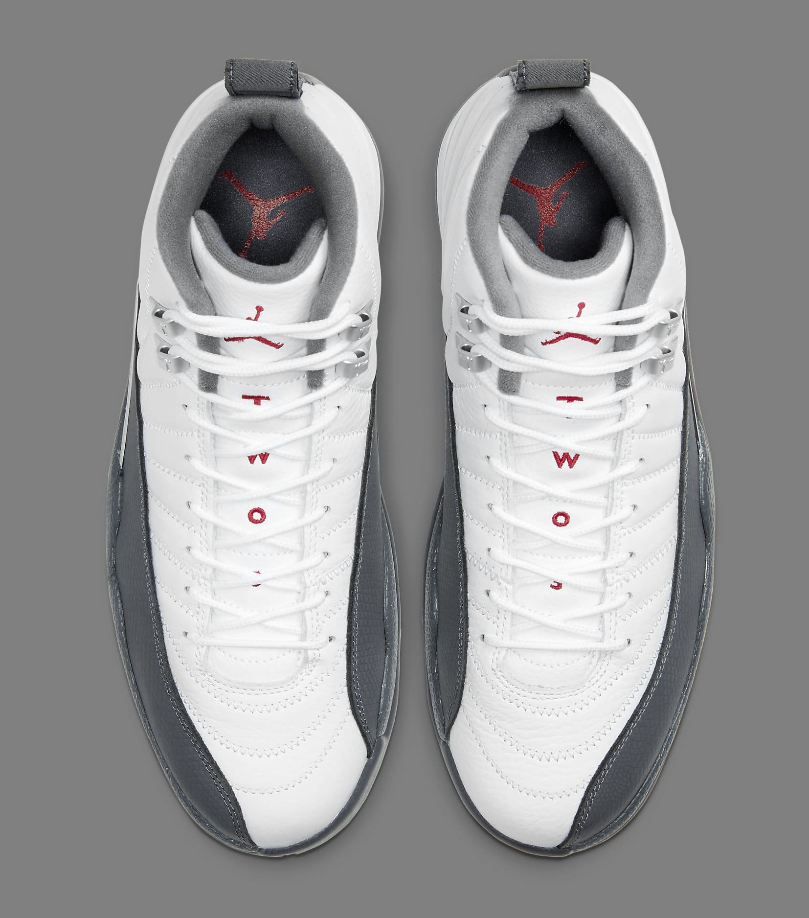 Air Jordan 12 White/Dark Gray