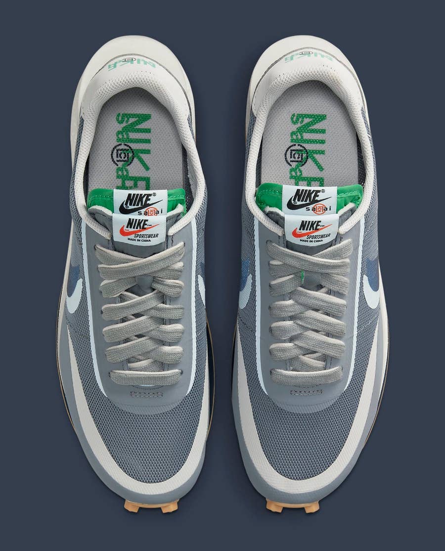 Afleiden Larry Belmont wenselijk Clot x Sacai x Nike LDWaffle 'Cool Grey' Is Releasing on SNKRS | Complex
