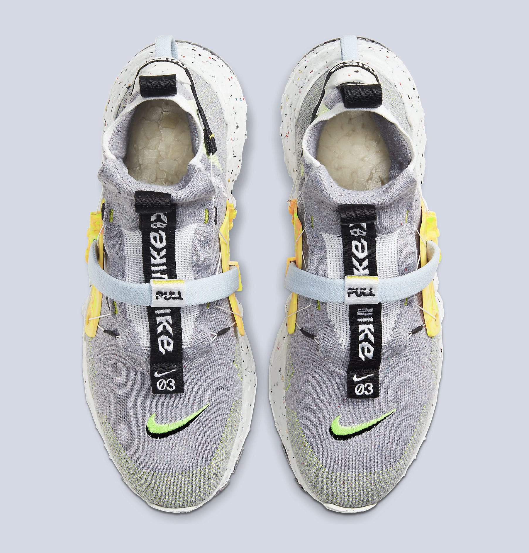 Nike Space Hippie 03 &#x27;Grey/Volt&#x27; CQ3989-002 Top