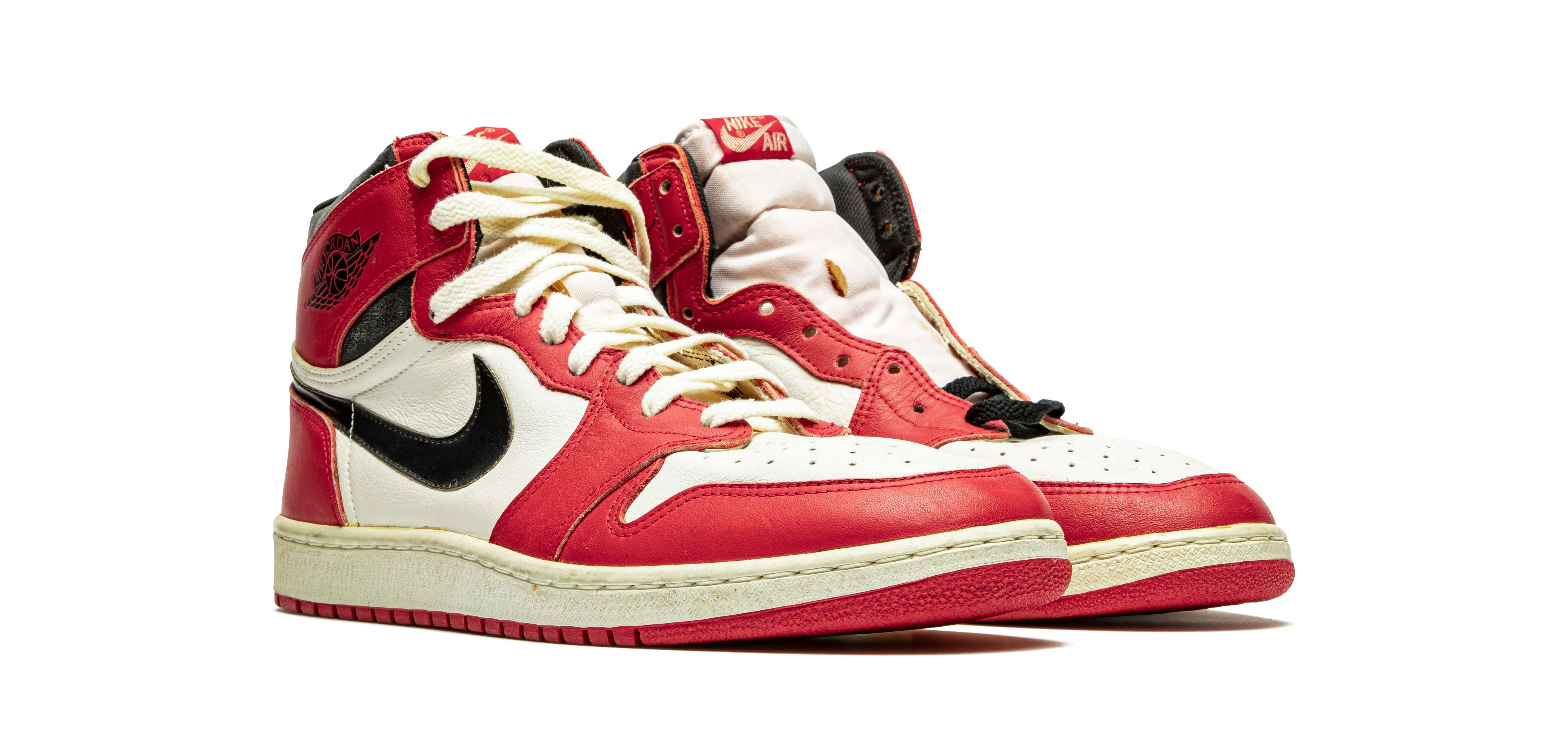 Michael Jordan's Broken Foot Game Air Jordan 1s Sell For $422,130