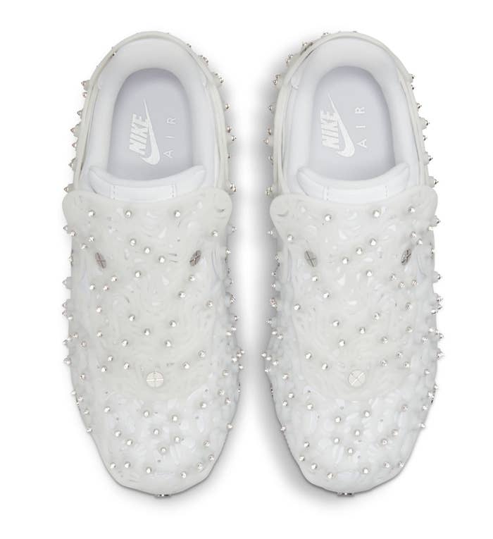Swarovski Crystal Women's Nike Air Force 1 White Sneakers 