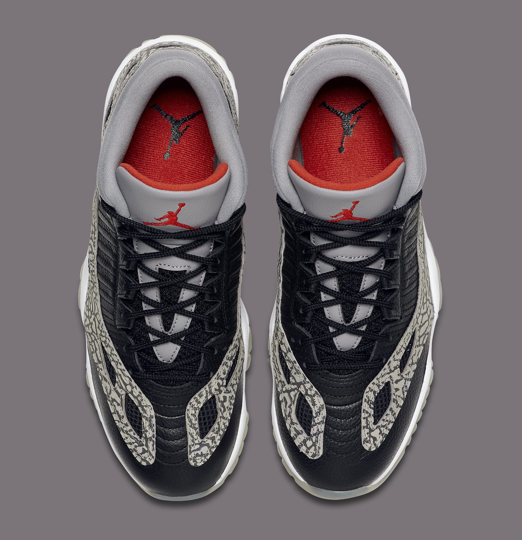 Air Jordan 11 Retro Low IE &#x27;Black Cement&#x27; 919712-006 Top