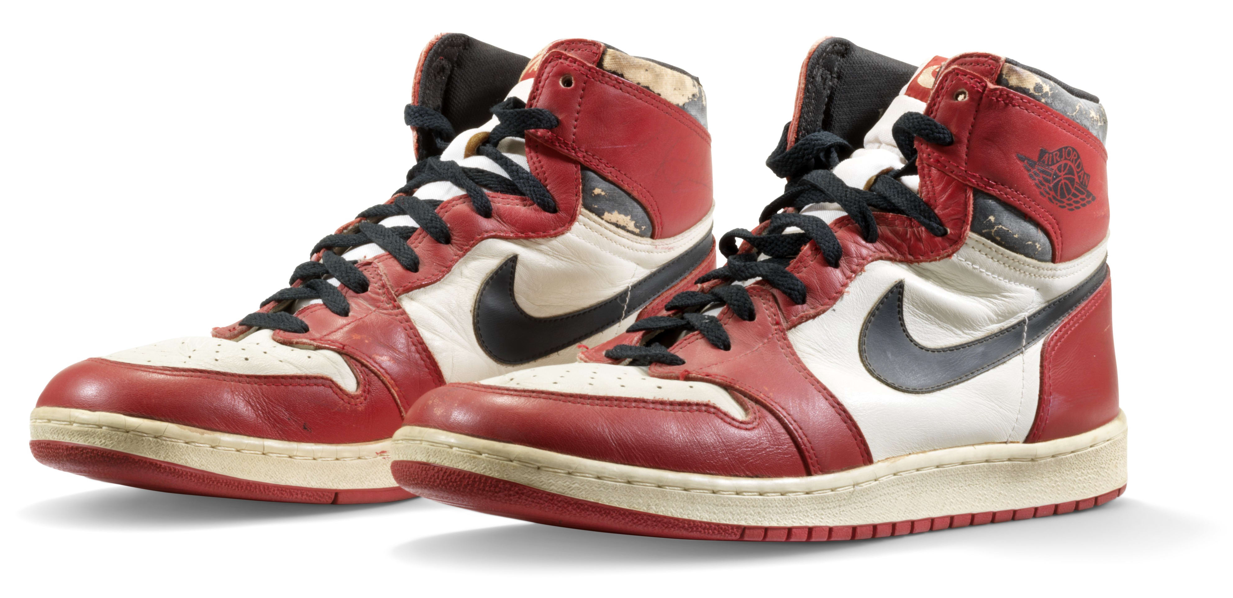 Michael Jordan's Original 'Shattered Backboard' Air Jordan 1 Sells