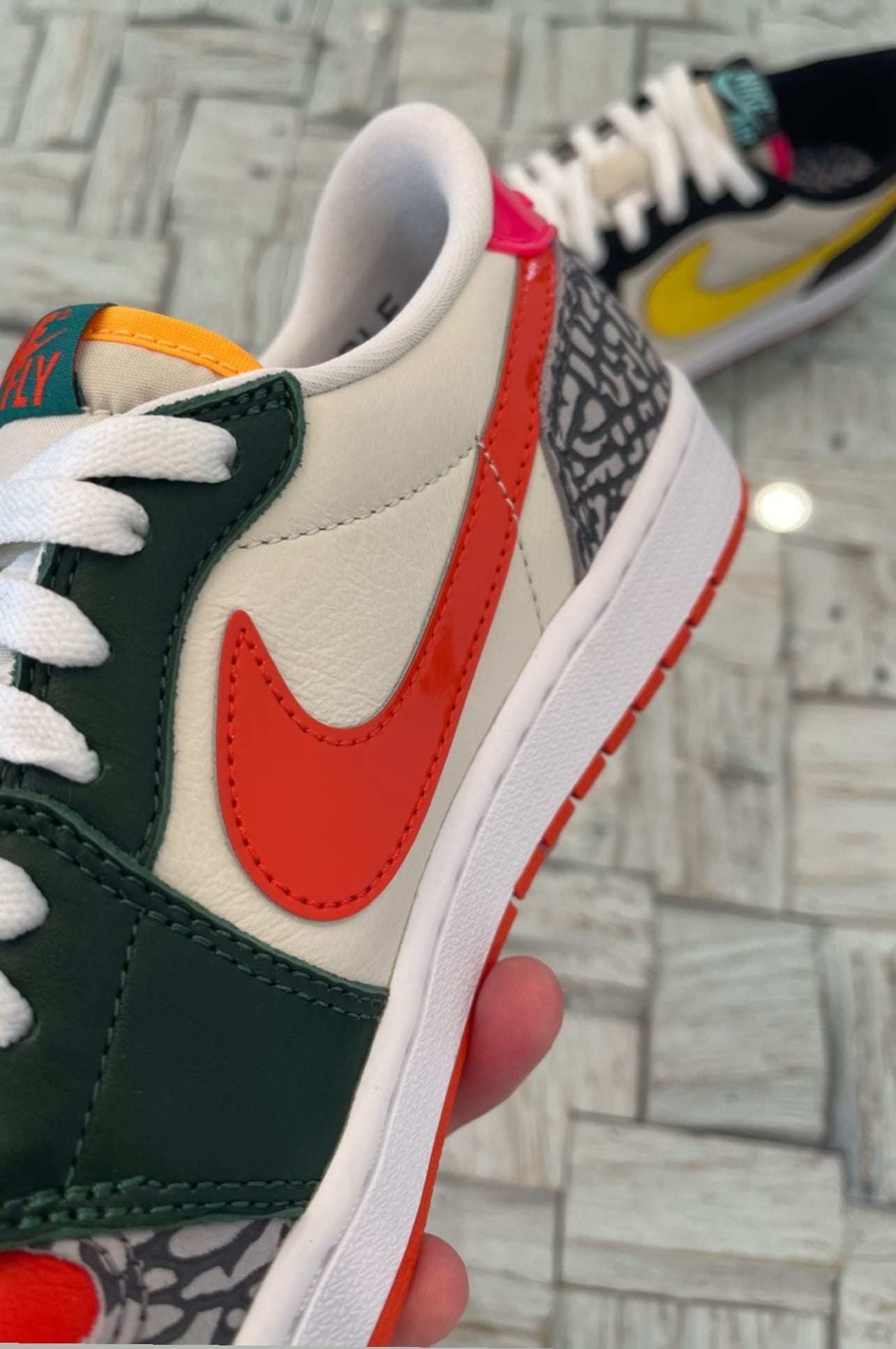 What the' SoleFly x Air Jordan 1 Low Sample Surfaces | Complex